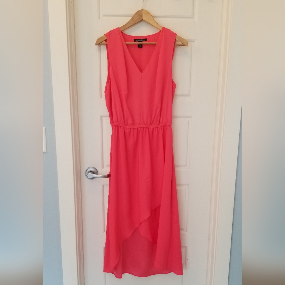 Kenneth Cole New York coral dress size 6 asymmetrical high low
